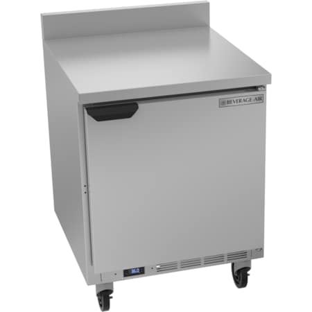 Beverage-Air Refrigerator, Work Top Style, 27" W, 6.13 cu. Ft., 115 V WTR27AHC